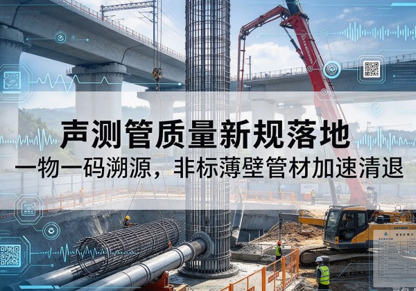 海西声测管质量新规落地，一物一码溯源，非标薄壁管材加速清退