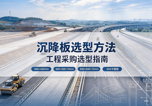 海西沉降板选择方法